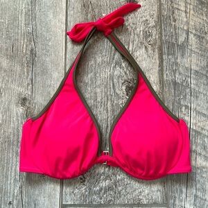 Victoria’s Secret pink bathing suit top halter bikini 36C